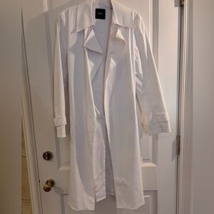 Elegant White Trench Coat